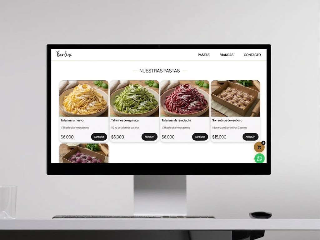 Mockup de Menu Digital